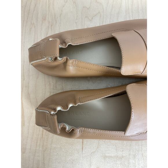 Everlane Women's The Day Loafers in Camel Brown Leather Size 8 - Picture 7 of 9
